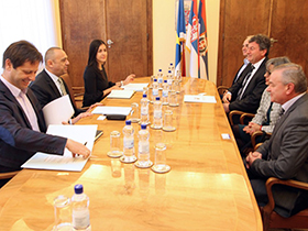 Potpredsednik Milićević primio delegaciju opštine Pećinci