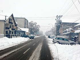 Putevi prohodni, oprez zbog snega na kolovozu