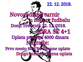 Novogodišnji turnir u malom fudbalu