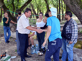 Volonteri iz sedam zemalja na bedemima Kupinika