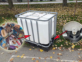 Vandali uništavaju dezinfekcione rezervoare