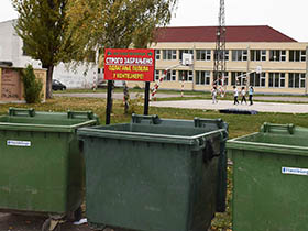 Zabranjeno bacanje žara u kante i kontejnere