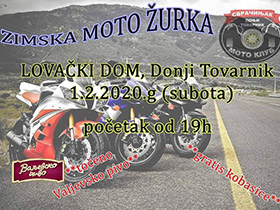 Večeras moto skup u Donjem Tovarniku
