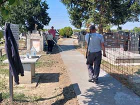 Nastavlja se uređenje mesnih grobalja