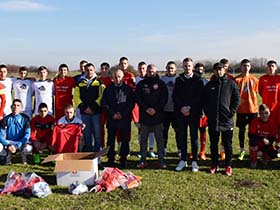 Прослављени фудбалер посетио Витез