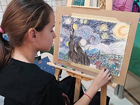 Полазници Ликовне секције КЦП припремају нове изложбе