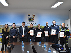 Opština nagradila pripadnike MUP-a za požrtvovan rad (Video)