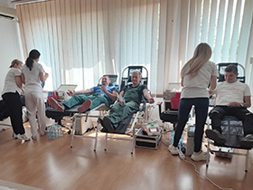 Крв добровољно дало 35 запослених у пећиначкој шећерани