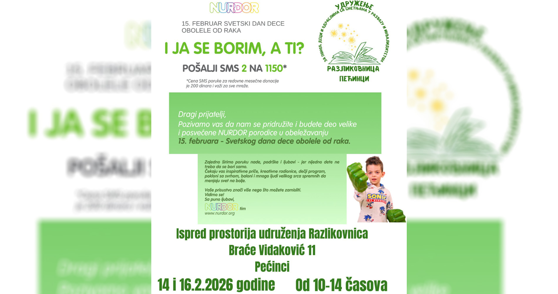 Humanitarni bazari „Razlikovnice“ 14. i 16. februara