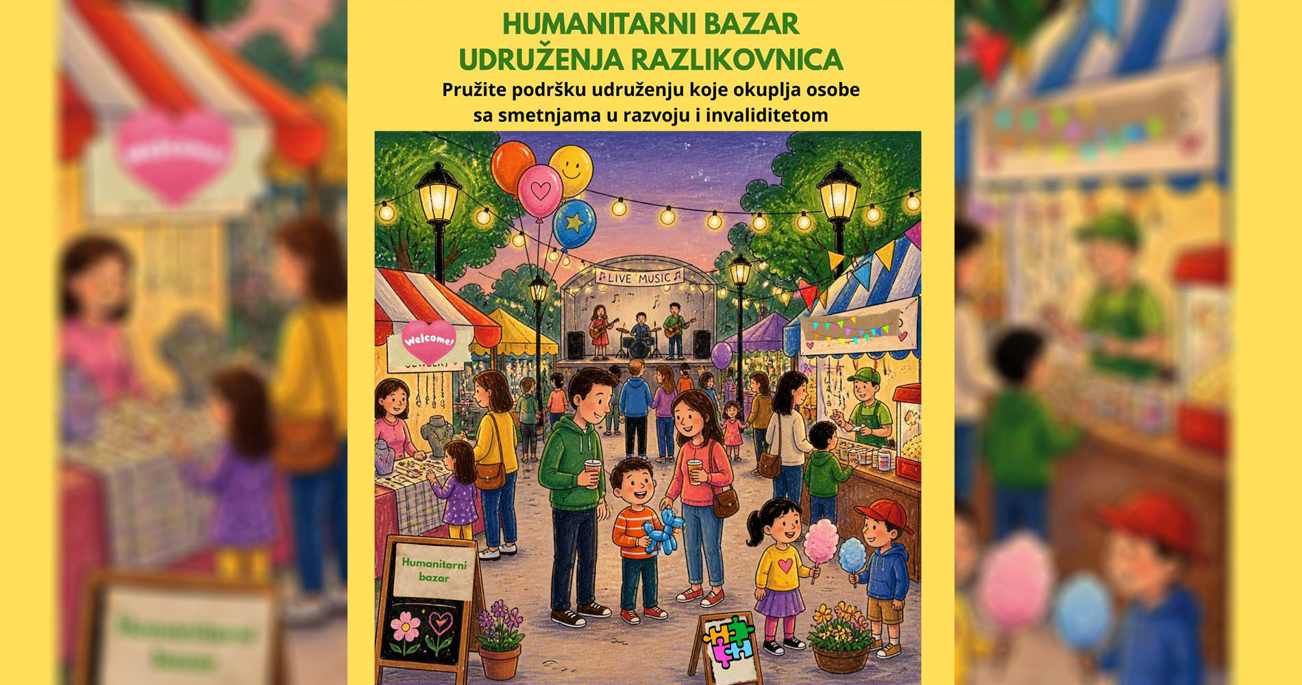 Humanitarni bazar Razlikovnice 25. jula