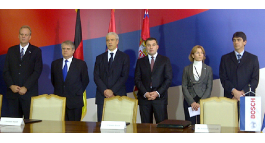 Boš gradi fabriku u opštini Pećinci