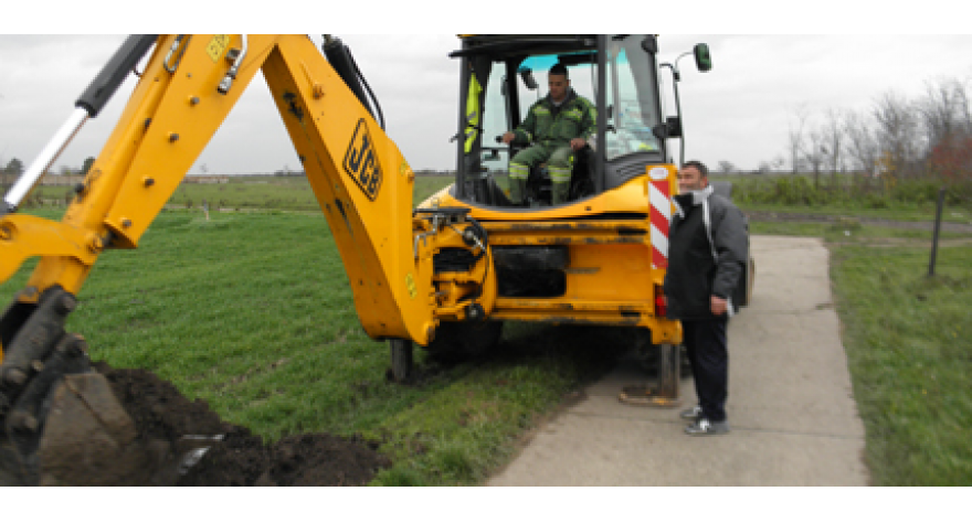 Počeli radovi na mesnom groblju u Popincima