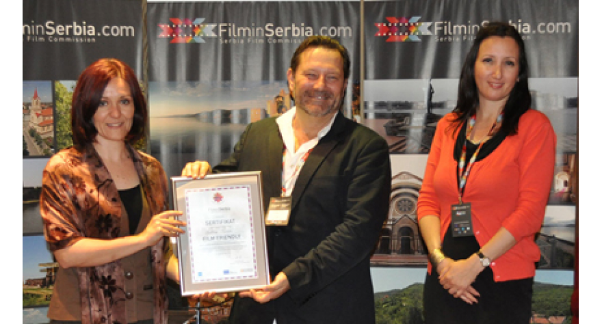 Opštini Pećinci uručen "Film friendly" sertifikat