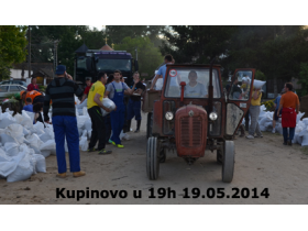 Sava miruje, ali se nasipi utvrđuju