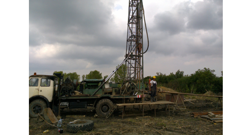 U toku bušenje novog bunara pijaće vode u Šimanovcima