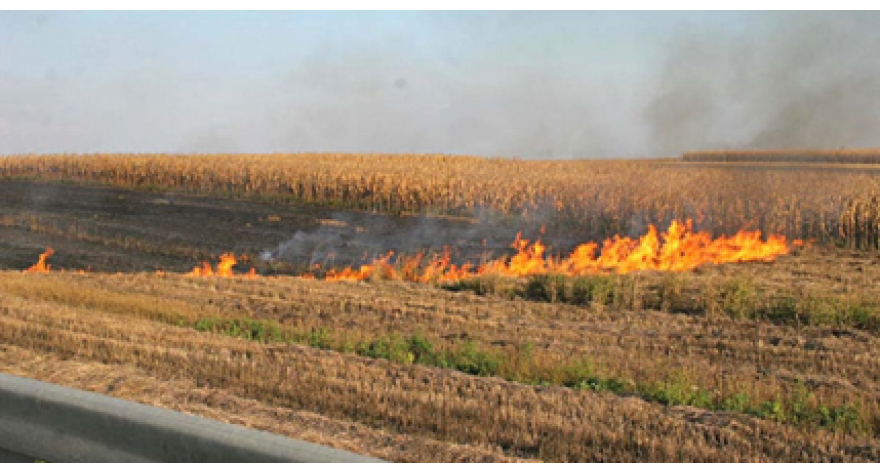 Zabranjeno spaljivanje žetvenih ostataka