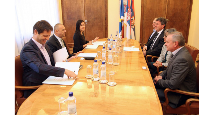 Potpredsednik Milićević primio delegaciju opštine Pećinci