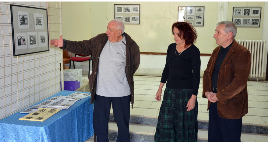 Otvorena izložba grafika u Kulturnom centru Pećinci