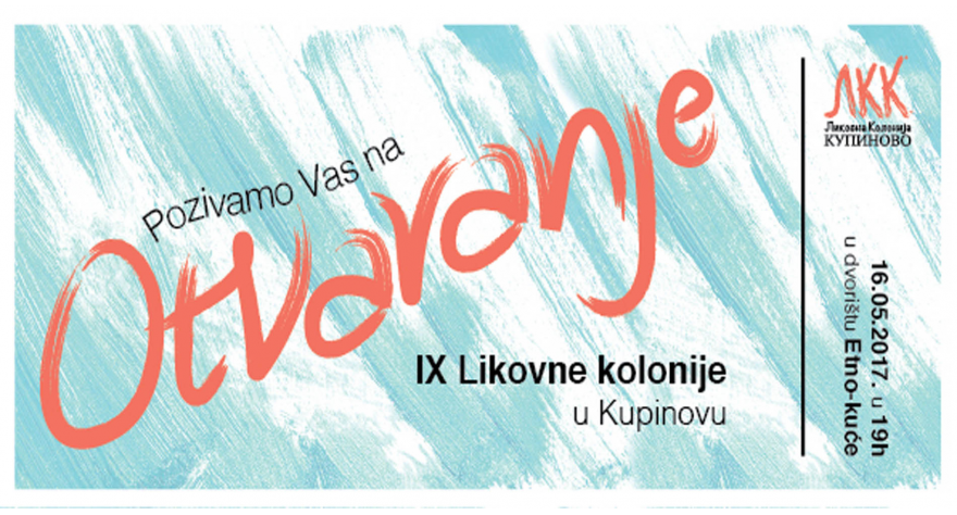 U utorak počinje IX Likovna kolonija Kupinovo