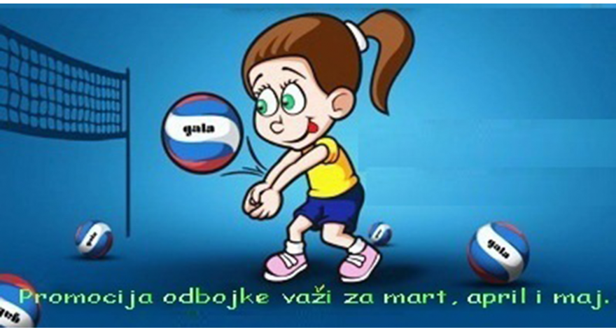 Besplatna škola odbojke za najmlađe osnovce