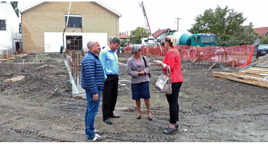Izliva se temelj novog krila srednje škole