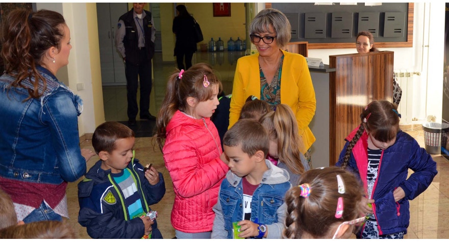 Predškolci u poseti Uslužnom centru