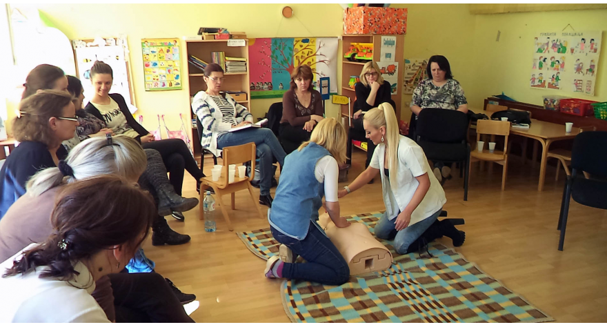 Zaposleni u predškolskoj ustanovi prošli obuku iz prve pomoći