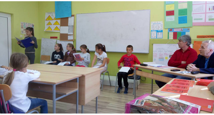 Mladi pisci se družili sa osnovcima u Obrežu