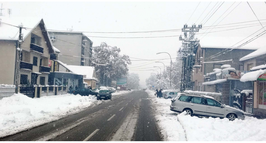 Putevi prohodni, oprez zbog snega na kolovozu