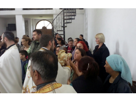 Sveta liturgija u ogarskom hramu