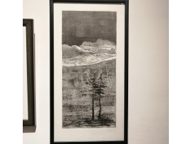 „Beznađe“ Ivana Petković, tehnika: linogravura