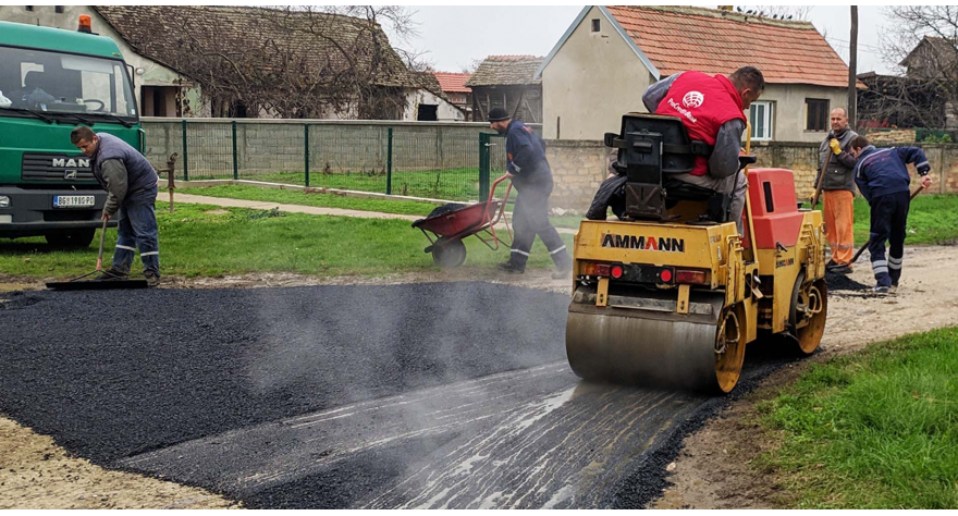 Sanacija udarnih rupa u Ašanji