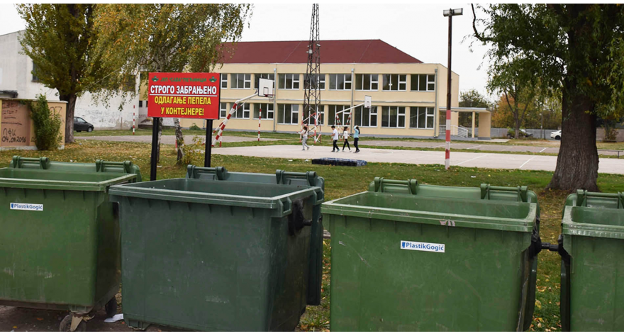 Zabranjeno bacanje žara u kante i kontejnere