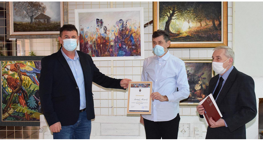 Veliko priznanje za našeg umetnika