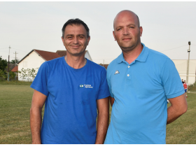 Trener Milan Knežević i predsednik kluba Vladimir Stojković