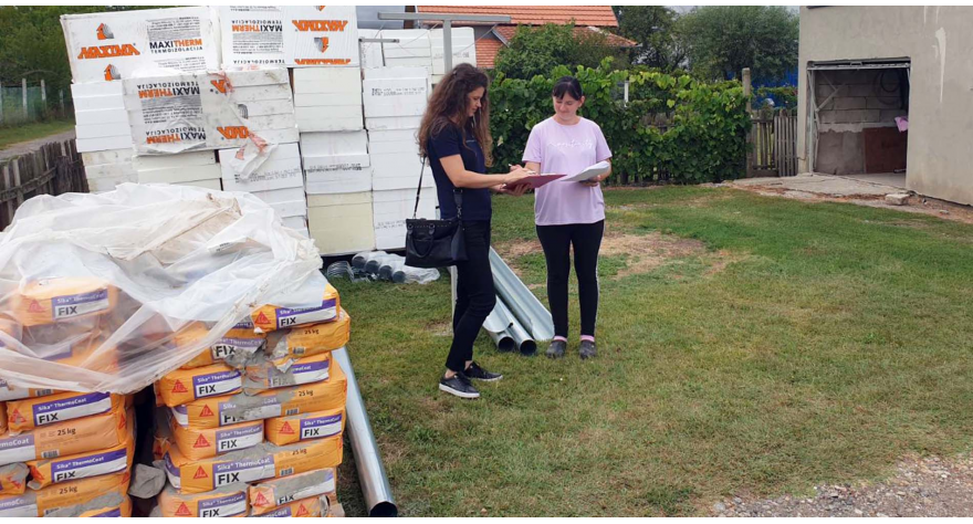 Završena isporuka građevinskog materijala