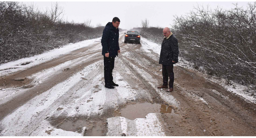 U martu počinje rekonstrukcija najlošijeg puta u opštini Pećinci