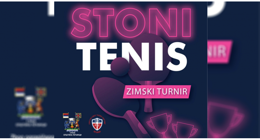 У недељу Зимски турнир у стоном тенису 