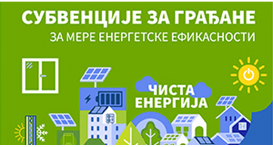 Raspisan javni poziv za građane za energetsku sanaciju objekata