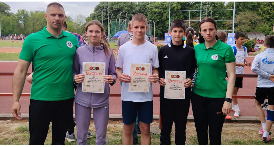 Zapažen uspeh mladih pećinačkih atletičara