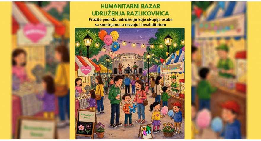Humanitarni bazar Razlikovnice 25. jula