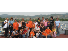 Sa decom na srebrnom jezeru